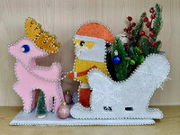 Дед Мороз в санях