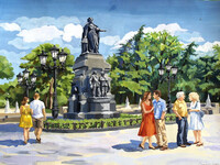 Летний день в парке Екатерины