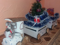 зима, новый год