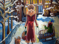 Тихий зимний вечер