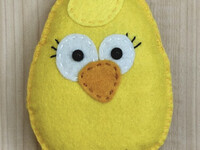 Цыплёнок из фетра