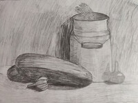 Натюрморт с дарами осени