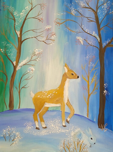 В зимнем лесу