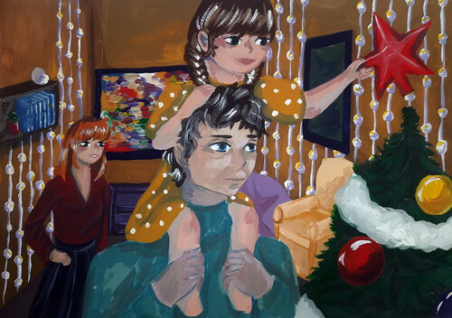 Высокая ёлка