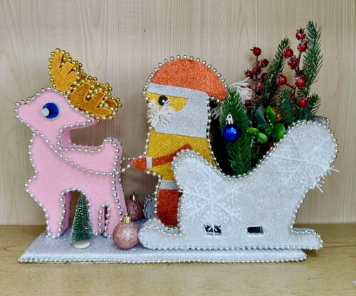 Дед Мороз в санях