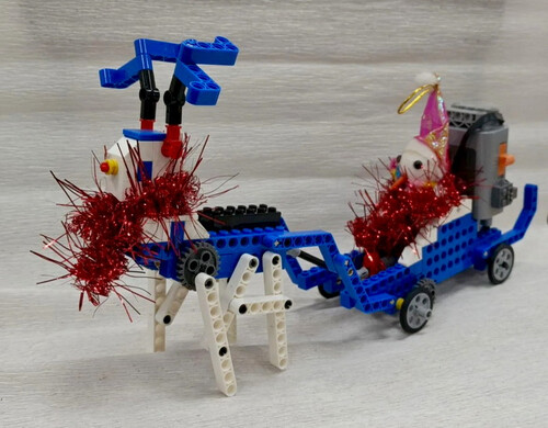 Зимняя сказка на санях